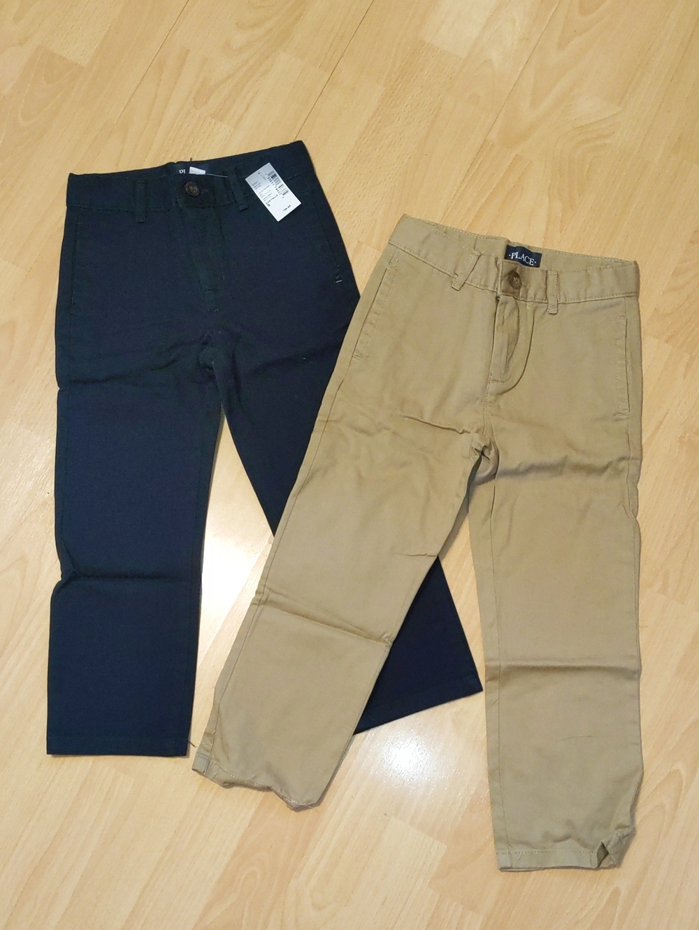 The Children's Place Navy and Khaki Boys Chino Pants - 2-Pack
